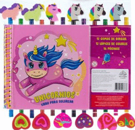 UNICORNIOS LIBRO PARA COLOREAR