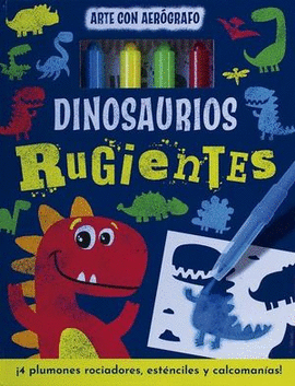 ARTE CON AERÓGRAFO DINOSAURIOS RUGIENTES