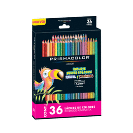 COLORES LARGOS REDONDOS PRISMACOLOR 36 PIEZAS