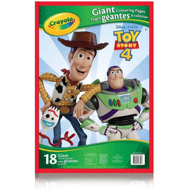 TOY STORY 4 GIANT COLORING PAGES