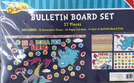 DR SEUSS BULLETIN BOARD SET 57 PIECES