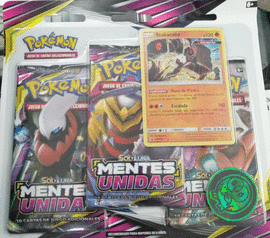 POKEMON 3 PACK SOL Y LUNA ECLIPSE COSMICO JUEGO DE CARTAS COLECCIONABLES