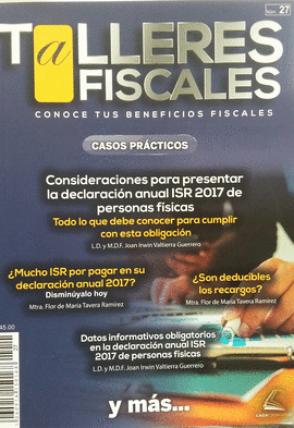 TALLERES FISCALES NUM.27