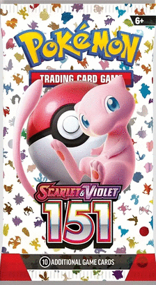 POKÉMON TRADING CARD GAME. SCARLET & VIOLET 151. 10 ADDITIONAL GAME CARDS