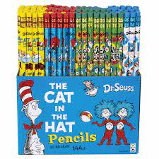 THE CAT IN THE HAT LAPIZ DR SEUSS