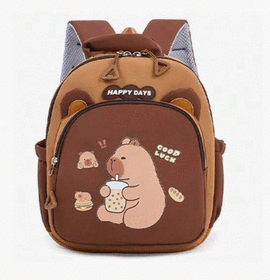 MOCHILA DE DIBUJOS DE CAPIBARA 