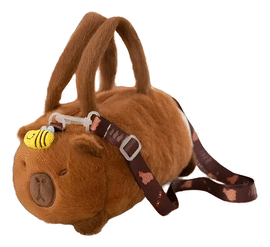 BOLSA DE PELUCHE CAPIBARA