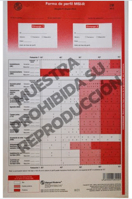 INVENTARIO DE SATISFACCION MARITAL REVISADO (MSI-R) FORMA AUTOCALIFICABLE