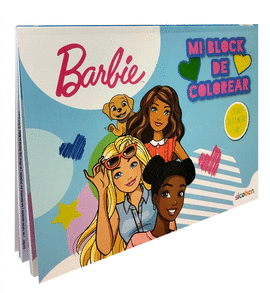 BLOCK PARA COLOREAR BARBIE A