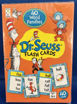 SEUSS ABC & WORDS FLASH CARDS 40 WORD FAMILIES