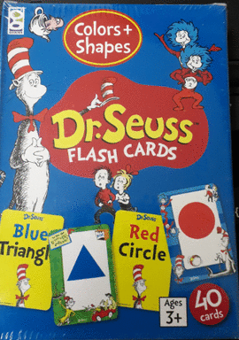 DR SEUSS COLORS+ SHAPES FLASH CARDS