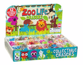 GOMA DE BORRAR  VIDA EN EL ZOOLOGICO