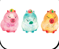 CAPYBARA GLITTER SQUEZZE TOY