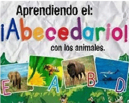 APRENDIENDO EL ABECEDARIO  CON LOS ANIMALES