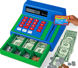 LAKESHORE REAL-WORKING CASH REGISTER PP723