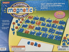 LAKESHORE CLASSROOM MAGNETIC LETTERS KIT LC926