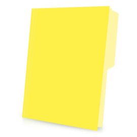 FOLDER CARTA AMARILLO
