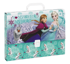 MEMORIA FROZEN 40 PZAS DE CARTON MALETIN DE CARTON