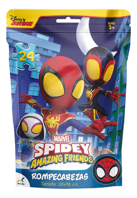 JCA-3119 ROMPECABEZAS BOLSA FOIL SPIDEY AND HIS AMAZING FRIENDS