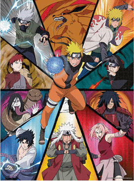 ROMPECABEZAS COLECCIONABLE NARUTO SHIPPUDEN, 1000 PIEZAS