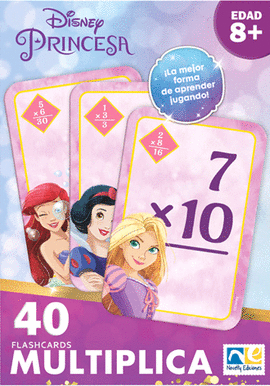 FLASHCARDS MULTIPLICACIONES DISNEY PRINCESAS