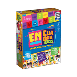 JCA-4082 JUEGO DE MESA INFANTIL EN CUADRADOS DISNEY PIXAR