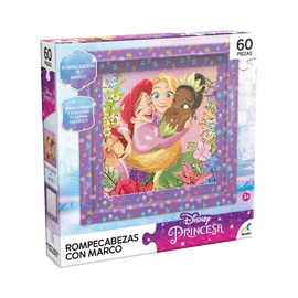 JCA-4089 ROMPECABEZAS INFANTIL CON MARCO PRINCESAS DE 60 PIEZAS