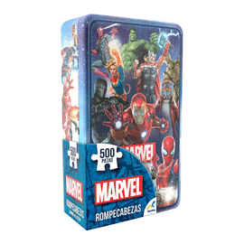 JCA-4700 ROMPECABEZAS MARVEL COLECCIONABLE TIN 500 PIEZAS