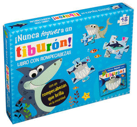 LIBRO CON ROMPECABEZAS NUNCA TOQUES A UN TIBURÓN
