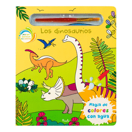 MAGIA DE LOS COLORES CON AGUA, LOS DINOSAURIOS