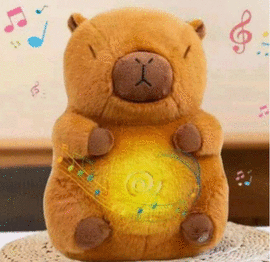 PELUCHE CAPIBARA RESPIRA CON LUZ/SONIDO