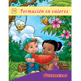 LIBRO COLOREAR VALORES GENEROSIDAD