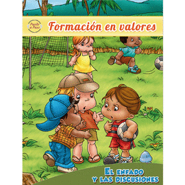 LIBRO COLOREAR VALORES EL ENFADO Y LAS DISCUSIONES