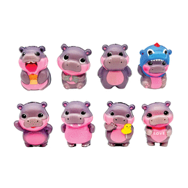 MINI BABY HIPPO SQUISHIES