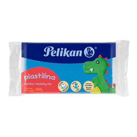 PLASTILINA MARQUETA AZUL CLARO 180 GRS