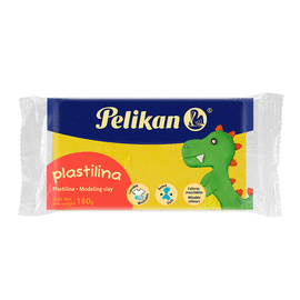 PLASTILINA MARQUETA AMARILLO 180 GRS