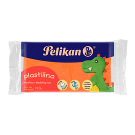 PLASTILINA MARQUETA NARANJA 180 GRS