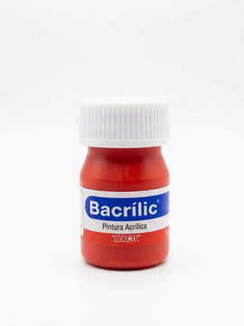 PINTURA ACRÍLICA ROJO 20 ML BACRILIC