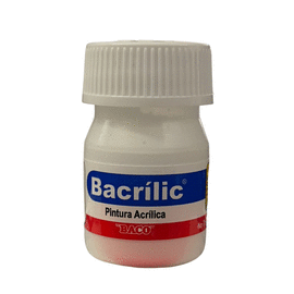 PINTURA ACRÍLICA BLANCO CON 20 ML BACRILIC