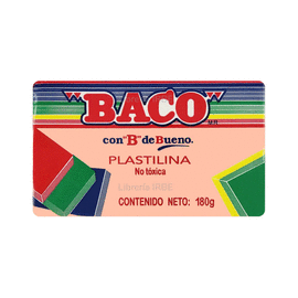 PLASTILINA MARQUETA CARNE 180 GRS BACO