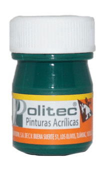 PINTURA ACRILICA VERDE OBSCURO 20 ML