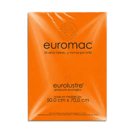PAPEL LUSTRE NARANJA 50 X 70 CM