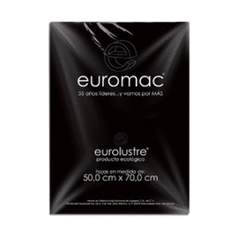 PAPEL LUSTRE NEGRO 50 X 70 CM