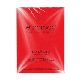PAPEL LUSTRE ROJO 50 X 70 CM