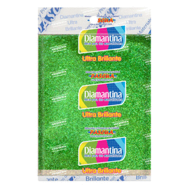DIAMANTINA FINA VERDE BANDERA 50 GR