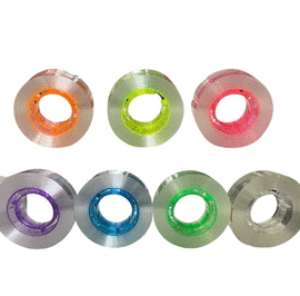 CINTA ADHESIVA TRANSLÚCIDA CODO DE COLOR 19 MM X 33 M