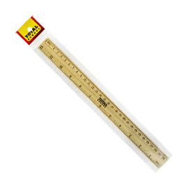 REGLA MADERA 30 CM