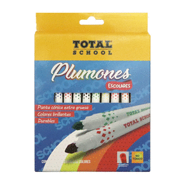 PLUMÓN DELGADO PUNTA GRUESA C/12 PIEZAS