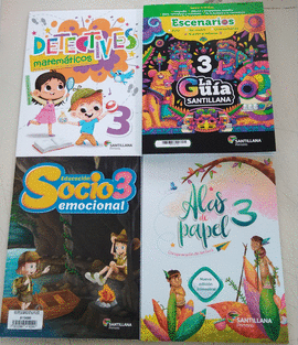 PACK GUÍA SANI+ED SOCIOEMOCIONAL+DETEMATE+ALAS PAPEL 3. E23