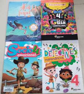 PACK GUÍA SANI+ED SOCIOEMOCIONAL+DETEMATE+ALAS PAPEL 4. E23